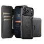 Suteni Q05S3 3-in-1 Detachable Vertical Flip Wallet MagSafe Leather Phone Case, For iPhone 18, For iPhone 18 Pro, For iPhone 18 Pro Max, For iPhone 17 Pro Max, For iPhone 17 Pro, For iPhone 17, For iPhone Air, For iPhone 16 Pro Max