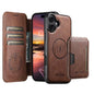 Suteni Q05S3 3-in-1 Detachable Vertical Flip Wallet MagSafe Leather Phone Case, For iPhone 18, For iPhone 18 Pro, For iPhone 18 Pro Max, For iPhone 17 Pro Max, For iPhone 17 Pro, For iPhone 17, For iPhone Air, For iPhone 16 Pro Max
