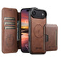 Suteni Q05S3 3-in-1 Detachable Vertical Flip Wallet MagSafe Leather Phone Case, For iPhone 18, For iPhone 18 Pro, For iPhone 18 Pro Max, For iPhone 17 Pro Max, For iPhone 17 Pro, For iPhone 17, For iPhone Air, For iPhone 16 Pro Max