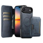 Suteni Q05S3 3-in-1 Detachable Vertical Flip Wallet MagSafe Leather Phone Case, For iPhone 18, For iPhone 18 Pro, For iPhone 18 Pro Max, For iPhone 17 Pro Max, For iPhone 17 Pro, For iPhone 17, For iPhone Air, For iPhone 16 Pro Max