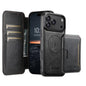 Suteni Q05S3 3-in-1 Detachable Vertical Flip Wallet MagSafe Leather Phone Case, For iPhone 18, For iPhone 18 Pro, For iPhone 18 Pro Max, For iPhone 17 Pro Max, For iPhone 17 Pro, For iPhone 17, For iPhone Air, For iPhone 16 Pro Max