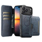 Suteni Q05S3 3-in-1 Detachable Vertical Flip Wallet MagSafe Leather Phone Case, For iPhone 18, For iPhone 18 Pro, For iPhone 18 Pro Max, For iPhone 17 Pro Max, For iPhone 17 Pro, For iPhone 17, For iPhone Air, For iPhone 16 Pro Max