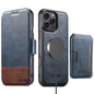 Suteni Q06S3 3-in-1 Splicing Detachable Vertical Flip Wallet MagSafe Leather Phone Case, For iPhone 16 Pro, For iPhone 16 Plus, For iPhone 16, For iPhone 15 Pro Max, For iPhone 15 Pro, For iPhone 15 Plus, For iPhone 15, For iPhone 14 Plus