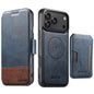 Suteni Q06S3 3-in-1 Splicing Detachable Vertical Flip Wallet MagSafe Leather Phone Case, For iPhone 18, For iPhone 18 Pro, For iPhone 18 Pro Max, For iPhone 17 Pro Max, For iPhone 17 Pro, For iPhone 17, For iPhone Air, For iPhone 16 Pro Max