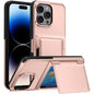 Kalebol Flip Card Wallet Holder Shockproof Phone Case, For iPhone 16 Pro Max, For iPhone 16 Pro, For iPhone 16 Plus, For iPhone 16