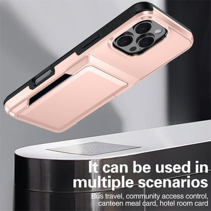 Kalebol Flip Card Wallet Holder Shockproof Phone Case, For iPhone 15 Pro Max, For iPhone 15 Pro, For iPhone 14 Pro, For iPhone 14 Pro Max