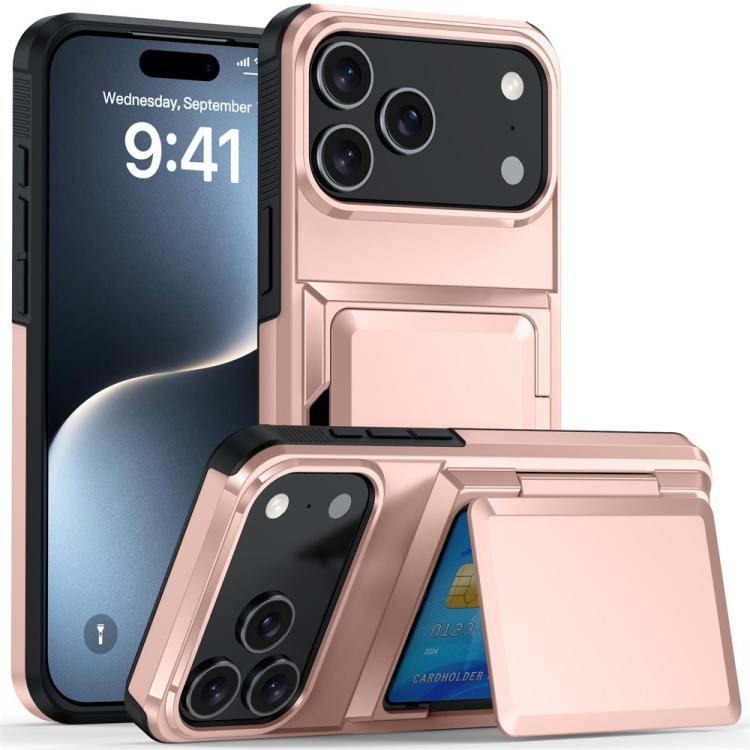 Kalebol Flip Card Wallet Holder Shockproof Phone Case, For iPhone 17 Pro Max, For iPhone 17 Pro, For iPhone 17, For iPhone Air