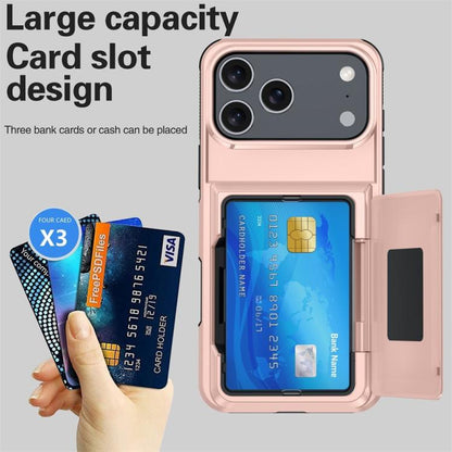 Kalebol Flip Card Wallet Holder Shockproof Phone Case, For iPhone 17 Pro Max, For iPhone 17 Pro, For iPhone 17, For iPhone Air