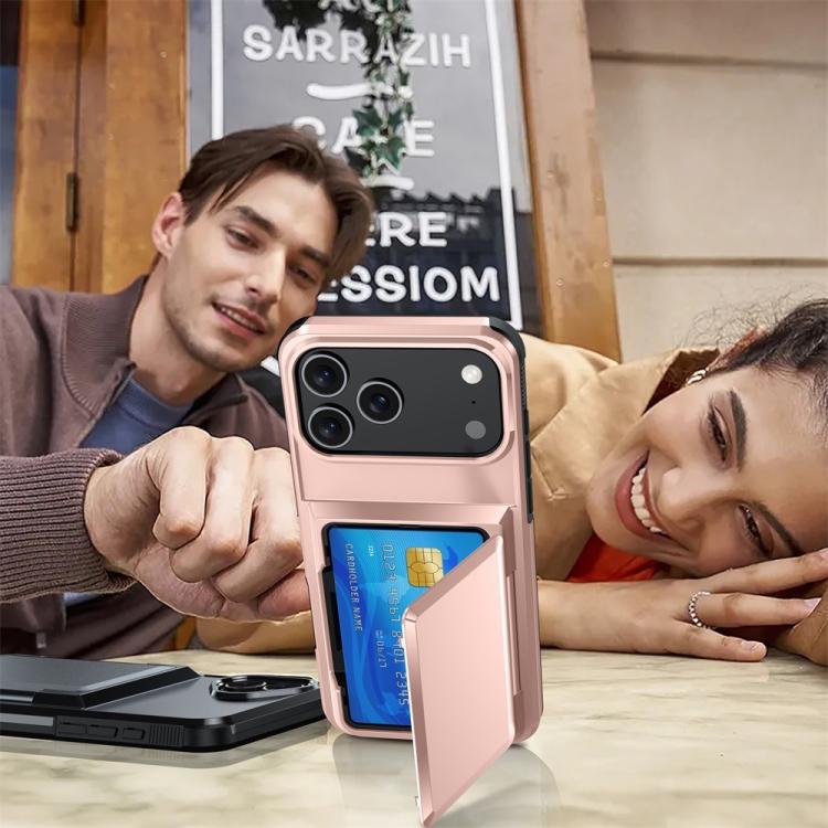 Kalebol Flip Card Wallet Holder Shockproof Phone Case, For iPhone 17 Pro Max, For iPhone 17 Pro, For iPhone 17, For iPhone Air