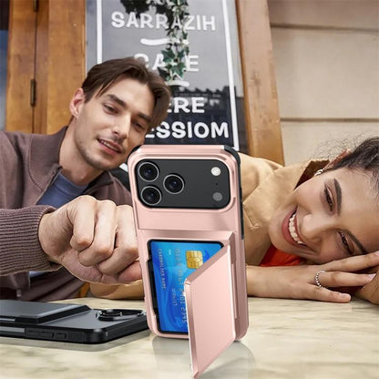 Kalebol Flip Card Wallet Holder Shockproof Phone Case, For iPhone 17 Pro Max, For iPhone 17 Pro, For iPhone 17, For iPhone Air
