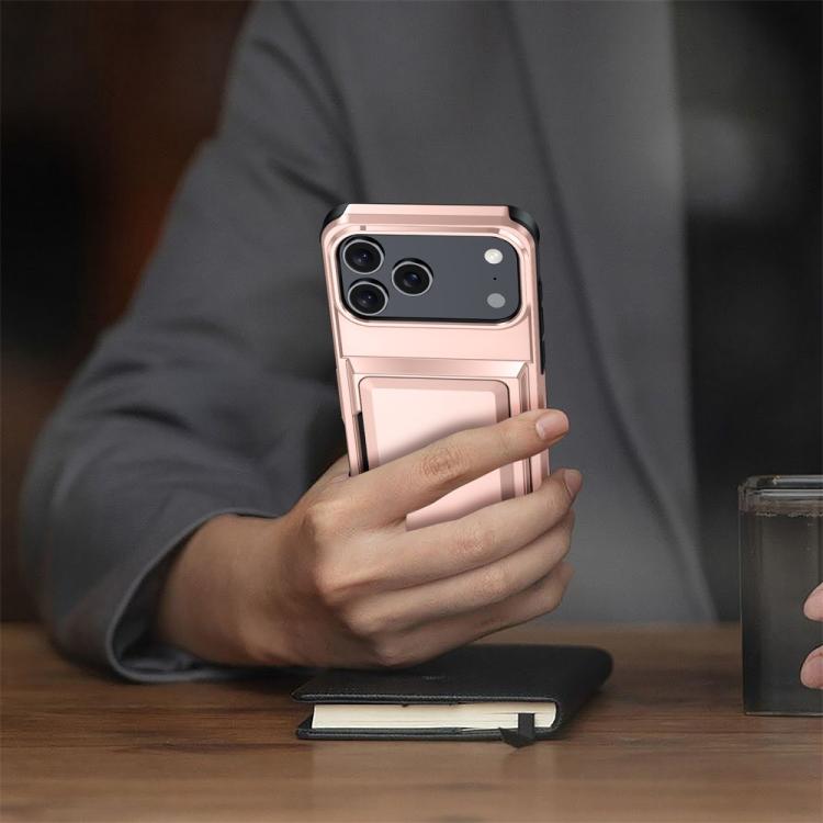 Kalebol Flip Card Wallet Holder Shockproof Phone Case, For iPhone 17 Pro Max, For iPhone 17 Pro, For iPhone 17, For iPhone Air