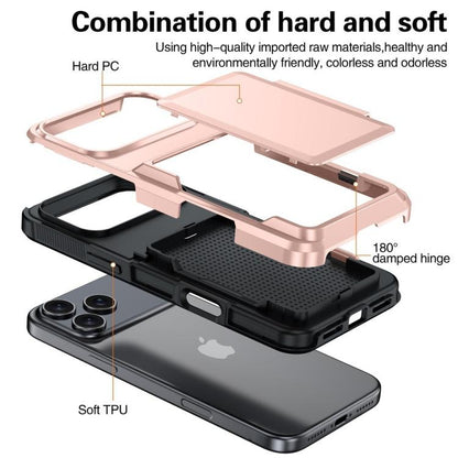 Kalebol Flip Card Wallet Holder Shockproof Phone Case, For iPhone 17 Pro Max, For iPhone 17 Pro, For iPhone 17, For iPhone Air