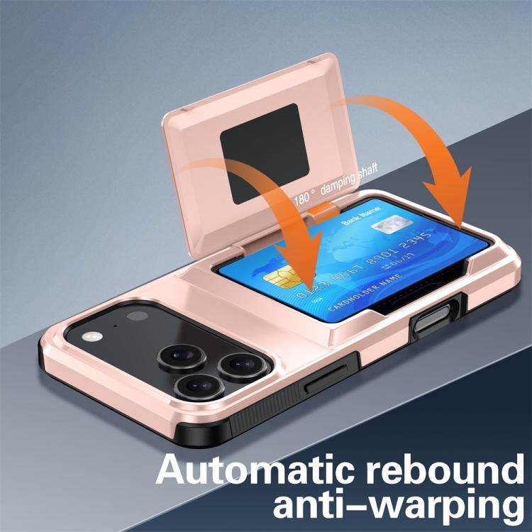 Kalebol Flip Card Wallet Holder Shockproof Phone Case, For iPhone 17 Pro Max, For iPhone 17 Pro, For iPhone 17, For iPhone Air