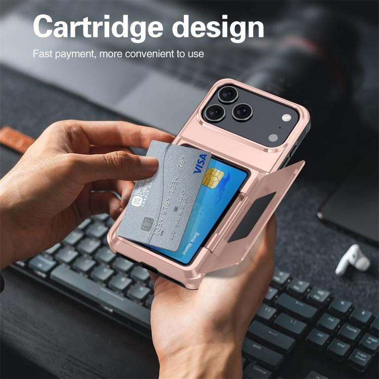 Kalebol Flip Card Wallet Holder Shockproof Phone Case, For iPhone 17 Pro Max, For iPhone 17 Pro, For iPhone 17, For iPhone Air