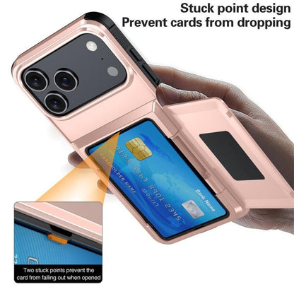 Kalebol Flip Card Wallet Holder Shockproof Phone Case, For iPhone 17 Pro Max, For iPhone 17 Pro, For iPhone 17, For iPhone Air