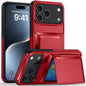 Kalebol Flip Card Wallet Holder Shockproof Phone Case, For iPhone 17 Pro Max, For iPhone 17 Pro, For iPhone 17, For iPhone Air