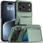 Kalebol Flip Card Wallet Holder Shockproof Phone Case, For iPhone 17 Pro Max, For iPhone 17 Pro, For iPhone 17, For iPhone Air