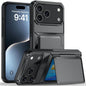 Kalebol Flip Card Wallet Holder Shockproof Phone Case, For iPhone 17 Pro Max, For iPhone 17 Pro, For iPhone 17, For iPhone Air