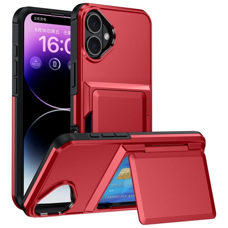 Kalebol Flip Card Wallet Holder Shockproof Phone Case, For iPhone 17 Pro Max, For iPhone 17 Pro, For iPhone 17, For iPhone Air