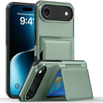 Kalebol Flip Card Wallet Holder Shockproof Phone Case, For iPhone 17 Pro Max, For iPhone 17 Pro, For iPhone 17, For iPhone Air