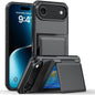 Kalebol Flip Card Wallet Holder Shockproof Phone Case, For iPhone 17 Pro Max, For iPhone 17 Pro, For iPhone 17, For iPhone Air