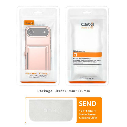 Kalebol Flip Card Wallet Holder Shockproof Phone Case, For iPhone 17 Pro Max, For iPhone 17 Pro, For iPhone 17, For iPhone Air