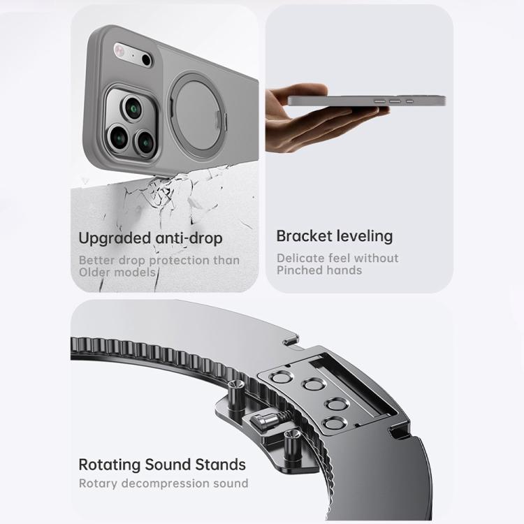 Kalebol Rotating Magnetic Holder MagSafe Phone Case, For iPhone 17 Pro Max, For iPhone 17 Pro, For iPhone 17, For iPhone Air