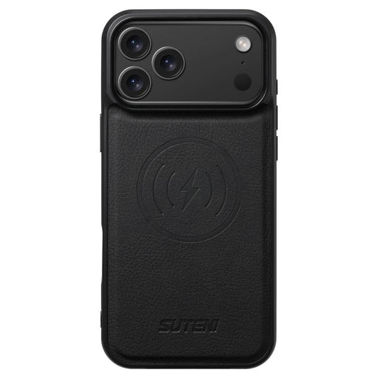 Suteni G5 Litchi Leather Magnetic MagSafe Phone Case, For iPhone 18 Pro, For iPhone 18 Pro Max, For iPhone 17 Pro Max, For iPhone 17 Pro, For iPhone 17, For iPhone 17 Air, For iPhone 16 Pro Max, For iPhone 16 Pro, For iPhone 16 Plus, For iPhone 16     ...