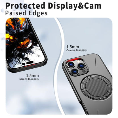 Kalebol Magnetic MagSafe Rotation Holder PC Phone Case, For iPhone 14 Pro, For iPhone 14 Pro Max, For iPhone 13 Pro Max