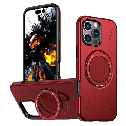 Kalebol Magnetic MagSafe Rotation Holder PC Phone Case, For iPhone 15, For iPhone 14, For iPhone 14 Pro