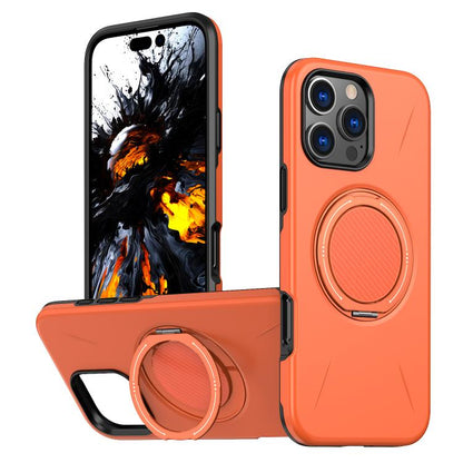 Kalebol Magnetic MagSafe Rotation Holder PC Phone Case, For iPhone 15, For iPhone 14, For iPhone 14 Pro