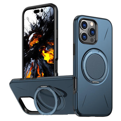 Kalebol Magnetic MagSafe Rotation Holder PC Phone Case, For iPhone 15, For iPhone 14, For iPhone 14 Pro