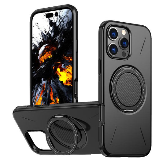Kalebol Magnetic MagSafe Rotation Holder PC Phone Case, For iPhone 14 Pro Max, For iPhone 13 Pro Max, For iPhone 13 Pro