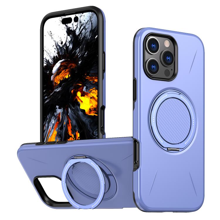Kalebol Magnetic MagSafe Rotation Holder PC Phone Case, For iPhone 14 Pro, For iPhone 14 Pro Max, For iPhone 13 Pro Max