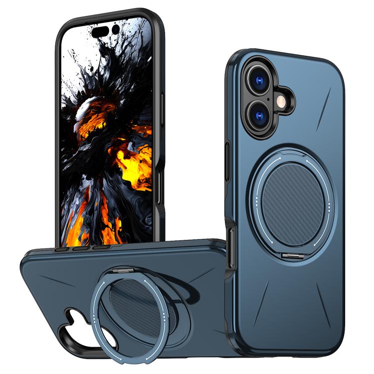 Kalebol Magnetic MagSafe Rotation Holder PC Phone Case, For iPhone 17 Pro Max, For iPhone 17 Pro, For iPhone 17