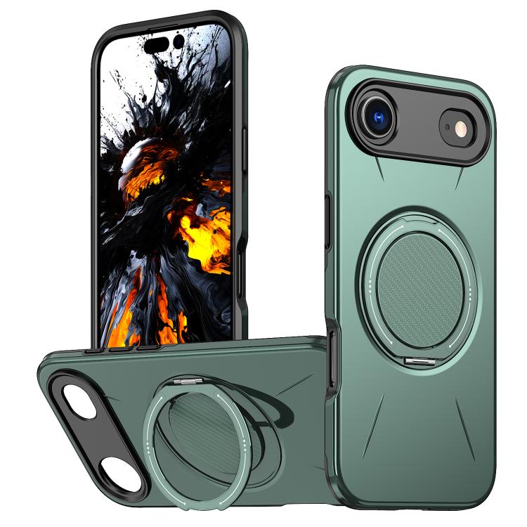 Kalebol Magnetic MagSafe Rotation Holder PC Phone Case, For iPhone Air, For iPhone 16 Pro Max, For iPhone 16 Pro