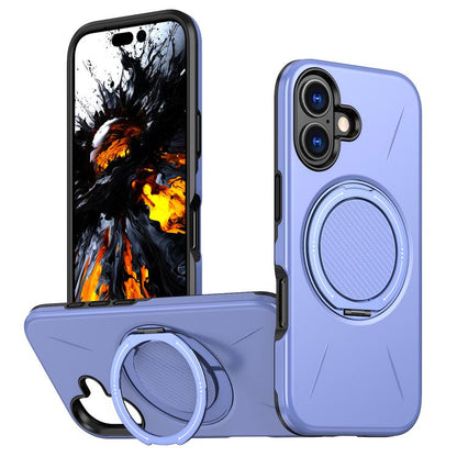 Kalebol Magnetic MagSafe Rotation Holder PC Phone Case, For iPhone 16 Plus, For iPhone 16, For iPhone 15 Pro Max