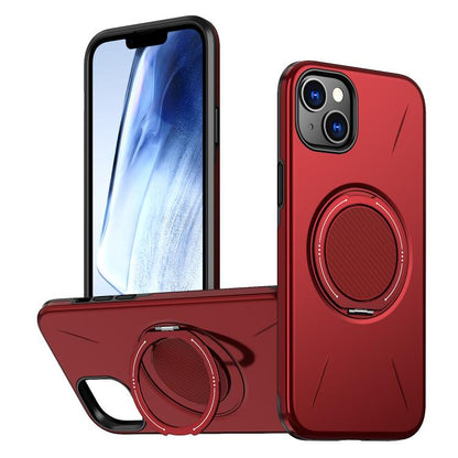 Kalebol Magnetic MagSafe Rotation Holder PC Phone Case, For iPhone 15, For iPhone 14, For iPhone 14 Pro