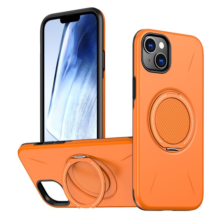 Kalebol Magnetic MagSafe Rotation Holder PC Phone Case, For iPhone 15, For iPhone 14, For iPhone 14 Pro