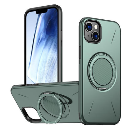 Kalebol Magnetic MagSafe Rotation Holder PC Phone Case, For iPhone 15, For iPhone 14, For iPhone 14 Pro