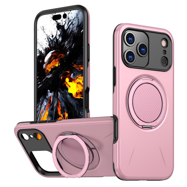 Kalebol Magnetic MagSafe Rotation Holder PC Phone Case, For iPhone 18 Pro, For iPhone 18 Pro Max, For iPhone 17e / 16e