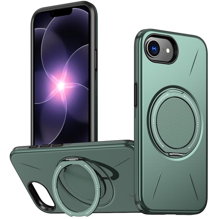 Kalebol Magnetic MagSafe Rotation Holder PC Phone Case, For iPhone 18 Pro, For iPhone 18 Pro Max, For iPhone 17e / 16e