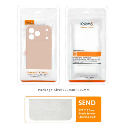 Kalebol Precise Cutouts Solid Color TPU Phone Case, For iPhone 17 Pro Max, For iPhone 17 Pro