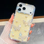 Diamond Glitter Pearl Butterfly Four-Corner Shockproof Phone Case, For iPhone 18 Pro / 17 Pro, For iPhone 18 Pro Max / 17 Pro Max, For iPhone 17, For iPhone 17 Air