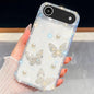 Diamond Glitter Pearl Butterfly Four-Corner Shockproof Phone Case, For iPhone 18 Pro / 17 Pro, For iPhone 18 Pro Max / 17 Pro Max, For iPhone 17, For iPhone 17 Air