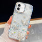 Diamond Glitter Pearl Butterfly Four-Corner Shockproof Phone Case, For iPhone 18 Pro / 17 Pro, For iPhone 18 Pro Max / 17 Pro Max, For iPhone 17, For iPhone 17 Air