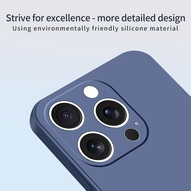 MOFI Caring Soft Shell Liquid Silicone Skin Feel Phone Case, For iPhone 16 Pro, For iPhone 16 Plus