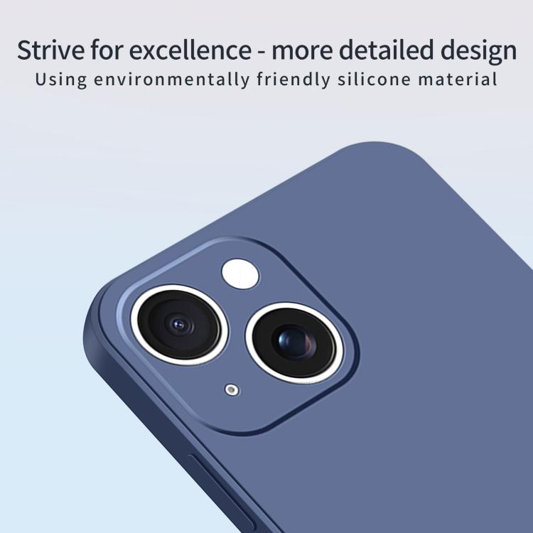 MOFI Caring Soft Shell Liquid Silicone Skin Feel Phone Case, For iPhone 15, For iPhone 14 Plus