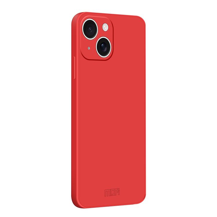 MOFI Caring Soft Shell Liquid Silicone Skin Feel Phone Case, For iPhone 15, For iPhone 14 Plus