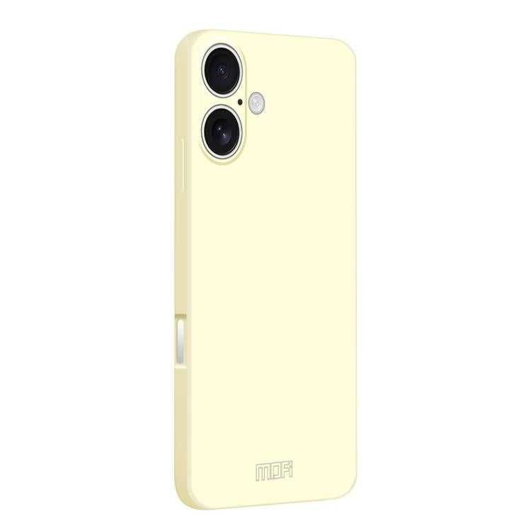 MOFI Caring Soft Shell Liquid Silicone Skin Feel Phone Case, For iPhone 16 Pro, For iPhone 16 Plus
